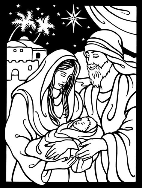 Mary And Jesus Coloring Page Chaneltuhampton