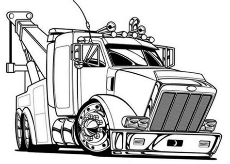 tow truck coloring pages truck coloring pages cars coloring pages big trucks