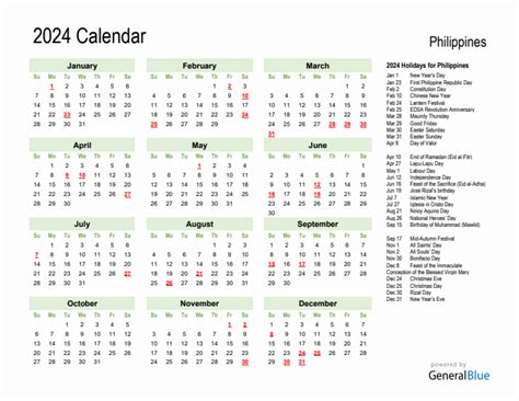 2024 Calendar Aramco Philippines Capital Lula Sindee