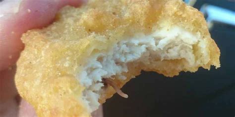 worm found in chicken mcnugget in british mcdonald s huffpost
