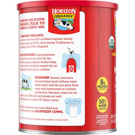 Horizon Organic Instant Dry Whole Milk G076223 Grovara