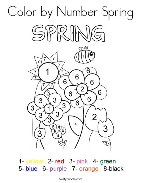 Free Printable Spring Coloring Pages Kindergarten Download Free
