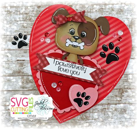 Svg Cutting Files I Pawsitively Love You Svg Cutting Files