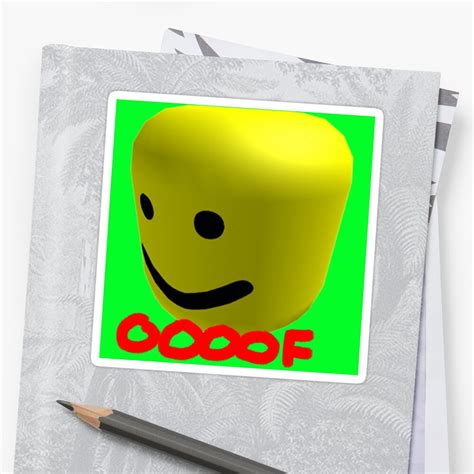 Roblox Head Oof Meme Greeting Card By Xdsap Redbubble