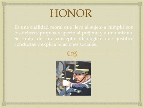Honor Disciplina Y Lealtad