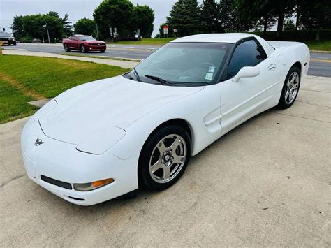 Corvettes For Sale High Mileage 1999 Corvette Frc In Rare Arctic White