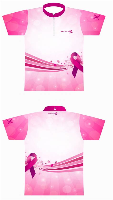 Bowlerx Breast Cancer Bowling Shirt