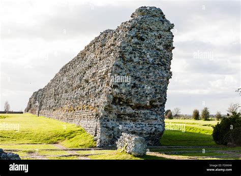 Roman Castle A 3rd Century Saxon Shore Fort Built On The Ruins Of A