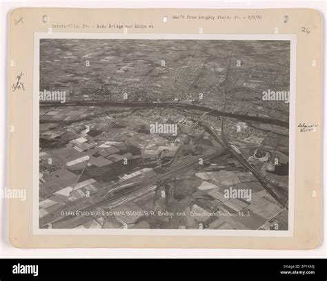 Pennsylvania Morrisville Aerial Photograph Stock Photo Alamy