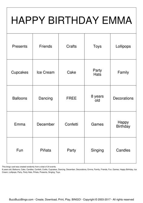 Happy Birthday Bingo Cards To Download Print And Customize