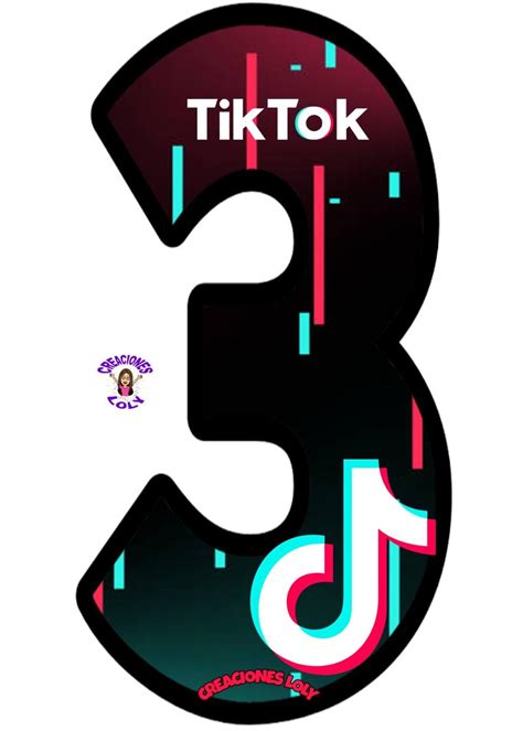 Creaciones Loly Números Tik Tok