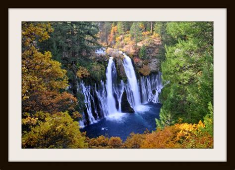 Fall Colours At Mcarthur Burney Falls State Park Ca Burnery Falls Is