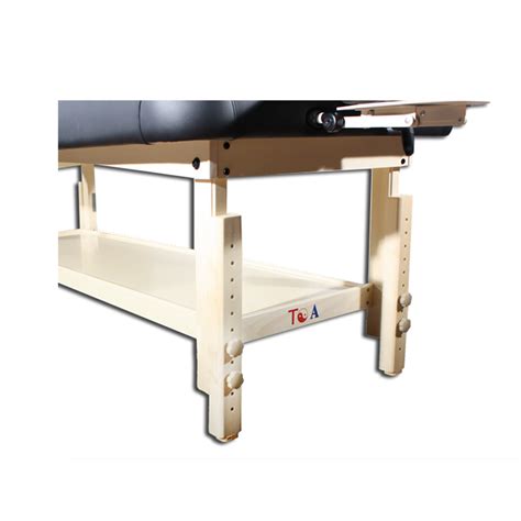 Adjustable Height Stationary Massage Table with Tray ...