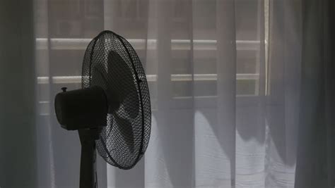 Electric Fan Blowing Fresh Air Stock Footage Video 1525700 Shutterstock