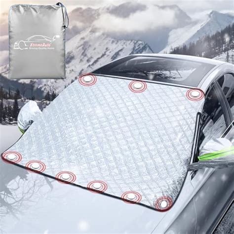 Xtremeauto Magnetic Car Windscreen Cover Heavy Duty Thick Windshield Snow Shield Screen Cover