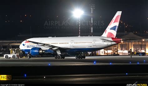 G Ymms British Airways Boeing 777 200 At San Jose Juan Santamaría