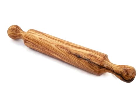 Olive Wood Rolling Pin 118 30cm Olive Wood French