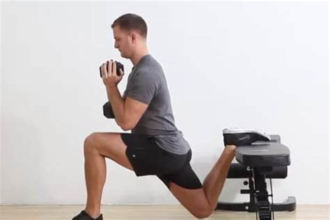 Rear Foot Elevated Goblet Split Squat Daily Bodyweight Exercises