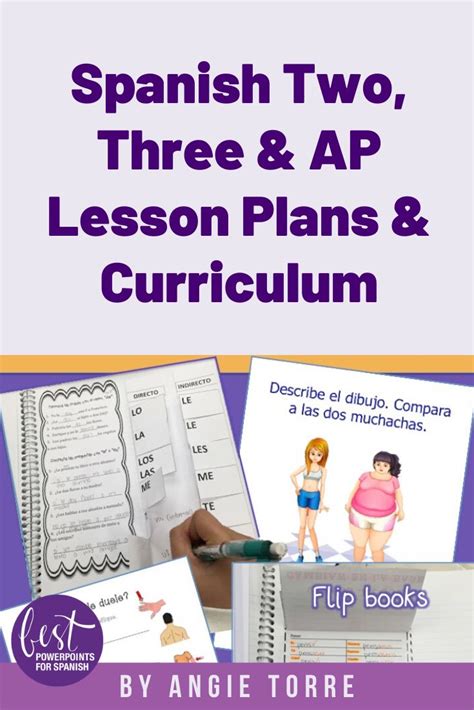 Spanishtwo Three And Ap Lesson Plans And Curriculum For An Entire