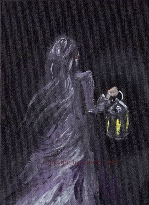 Original Gothic Ghost Painting Dark Victorian Art Victorian Art