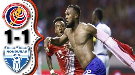 Costa Rica Vs Honduras 1 1 Costa Rica Clasifica A Rusia 2018Resumen