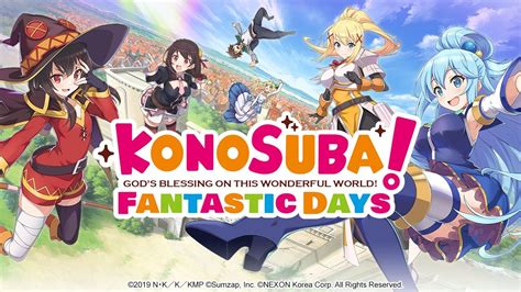 Konosuba Fantastic Days Global Version Coming Soon In 2021