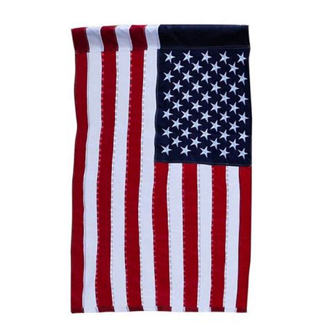 Usa Patriotic Fiber Optic American Garden Flag 18 X 125 Pool Central