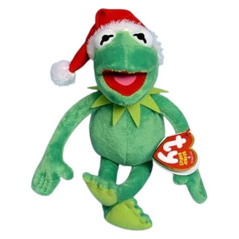 Disney Ty Beanie Baby Kermit The Frog Christmas Walgreens Exclusive