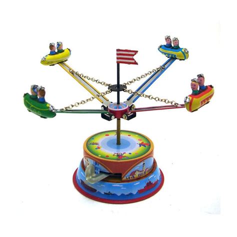 Classic Vintage Clockwork Amusement Park Nostalgic Wind Up Children