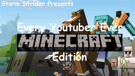 Every Youtuber Ever Minecraft Edition Youtube