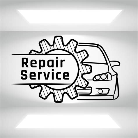 Car Repair Service Svg For Cricut Mechanic Logo Svg File Etsy