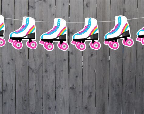 Roller Skate Cupcake Toppers 3718640p Etsy