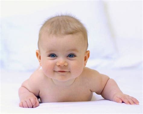 Free Download Smiling Baby With Blue Eyes Beautiful Baby Wallpapers
