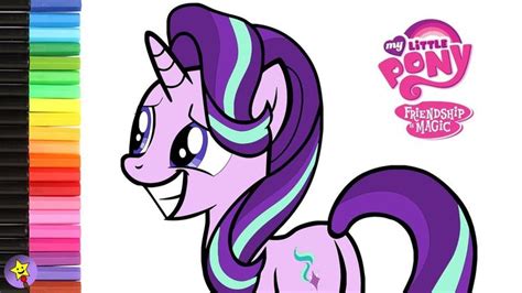 Starlight glimmer is a female unicorn pony and former student of twilight sparkle. My Little Pony Starlight Glimmer coloring book page video ...