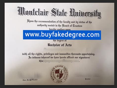 How Can I Get Fake Montclair State University Diploma Buy Fake