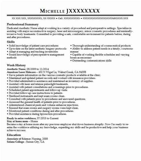 Check spelling or type a new query. Aesthetic Nurse Resume Sample | Nursing Resumes | LiveCareer