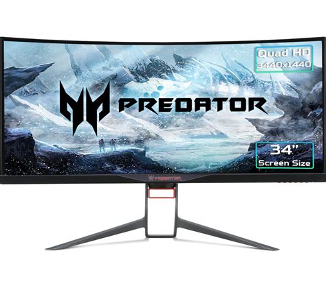 Acer Predator X34p Quad Hd 34 Curved Led Gaming Monitor Reviews