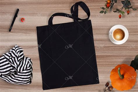 Download Black Tote Bag Mockup. PSD+JPEG By MaddyZ | TheHungryJPEG.com