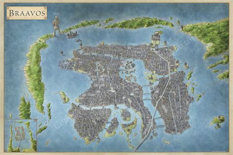 The Free City Of Braavos Fantastic Maps Fantasy Map Game Of