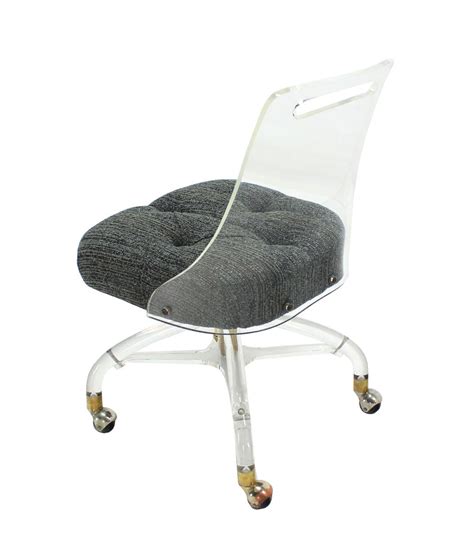Mid Century Modern Lucite Desk Chair At 1stdibs