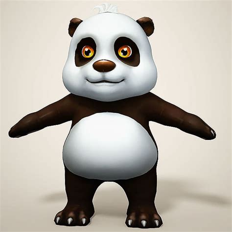 3d Panda Models Turbosquid