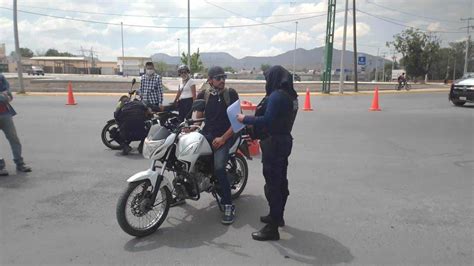 Reanudan Operativo De Seguridad A Motociclistas En Ramos Arizpe
