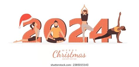 Neu Jahr 2024 Und Meditation Over 9279 Royalty Free Licensable Stock