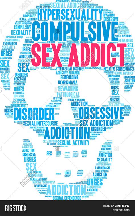 Sex Addict Word Cloud Vector And Photo Free Trial Bigstock