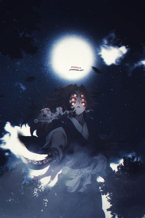 Kokushibou Anime Demonio Asesino De Demonios Kny Manga Nezuko