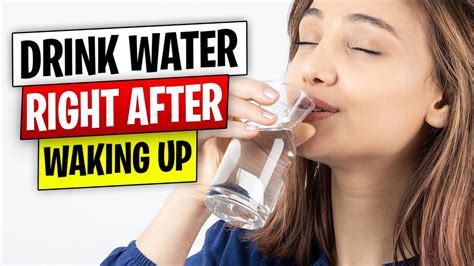 Why You Should Drink Water Right After Waking Up Youtube