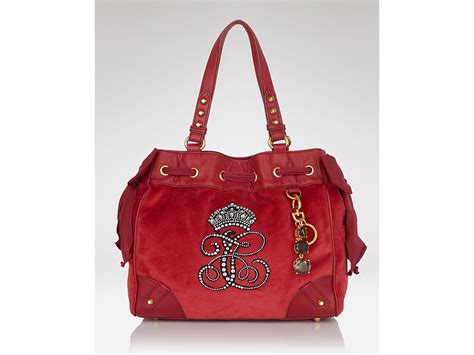 Juicy Couture Tote Daydreamer In Red Pewter Lyst