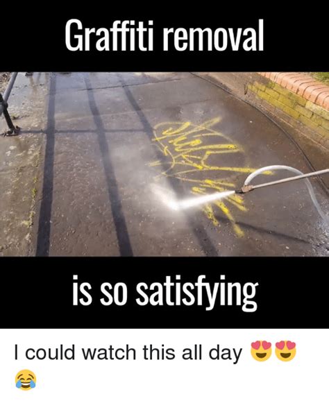 Graffiti Removal Is So Satisfying I Could Watch This All Day 😍😍😂 Dank