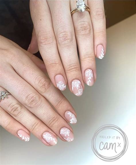 Stunning Wedding Nail Designs For The Chic Bride The Glossychic Wedding Nails Wedding