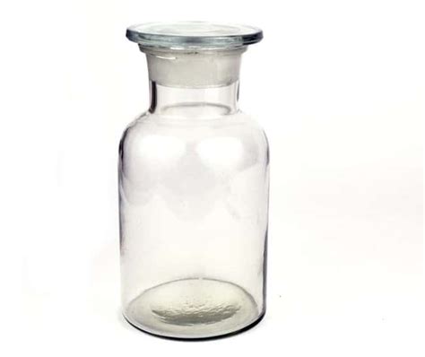 Eisco Wide Mouth Glass Reagent Bottle With Stopper Fisher Scientific